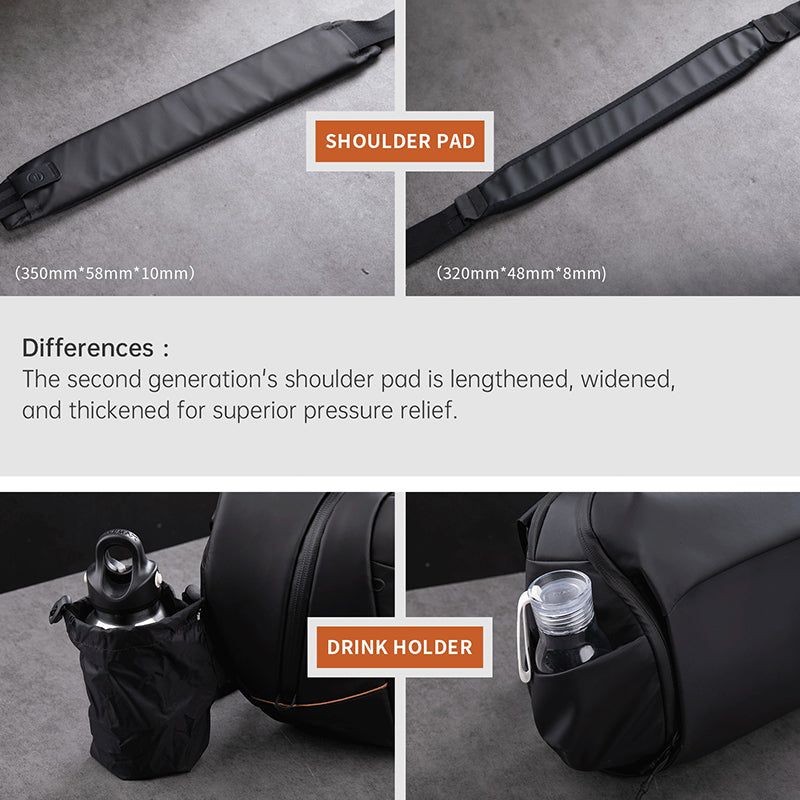 PGYTECH OneGo V2 4L Outdoor Camera Carrying Chest Bag Zipper Crossbody Bag PGYTECH OneGo V2 4L Outdoor Camera Carrying Chest Bag Zipper Crossbody Bag